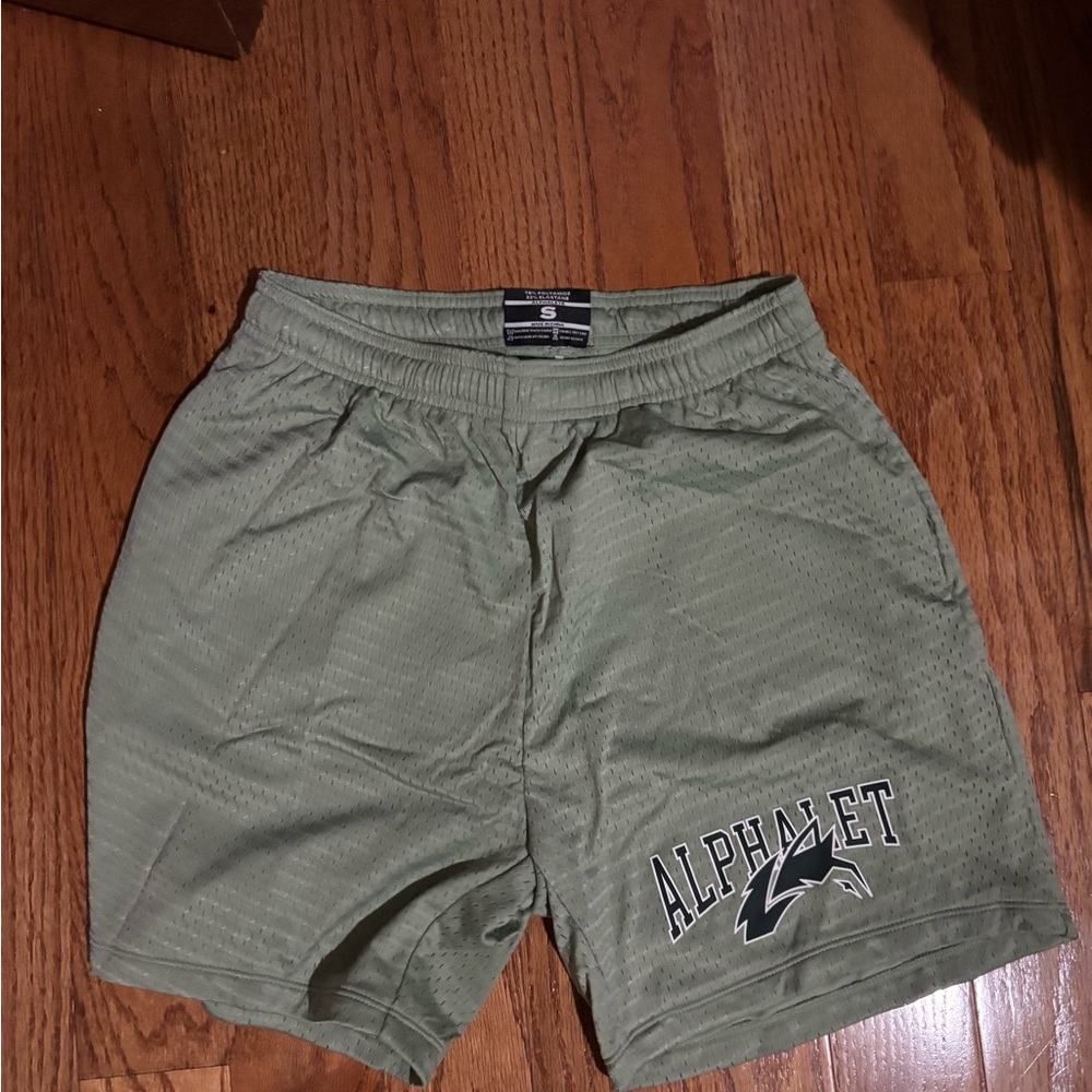 Alphalete Olive Men's Athletic Shorts